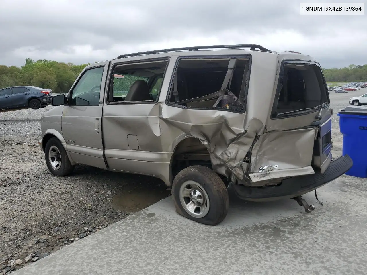 2002 Chevrolet Astro VIN: 1GNDM19X42B139364 Lot: 50256915
