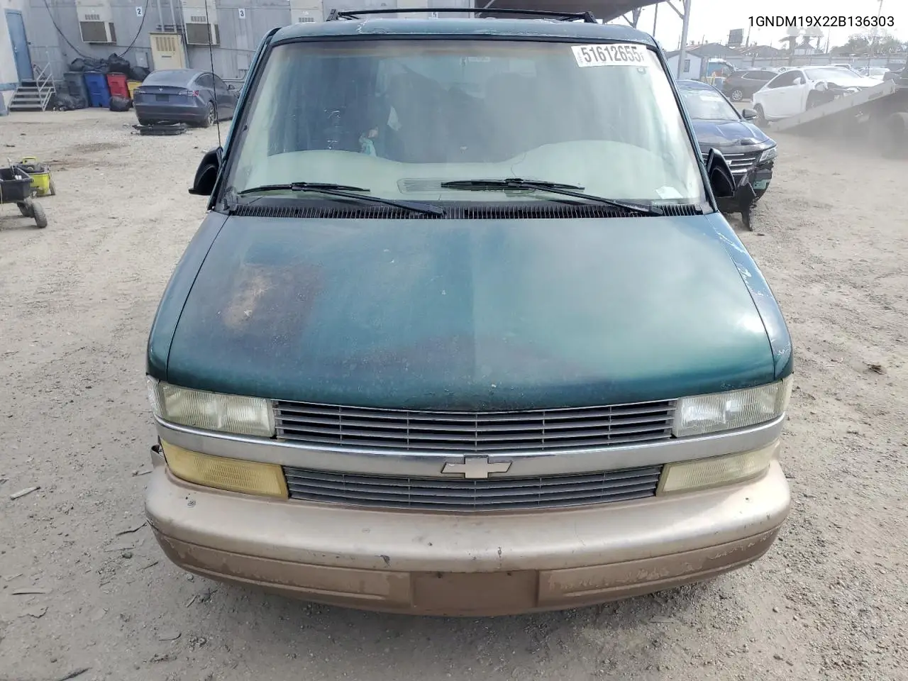 2002 Chevrolet Astro VIN: 1GNDM19X22B136303 Lot: 51612655