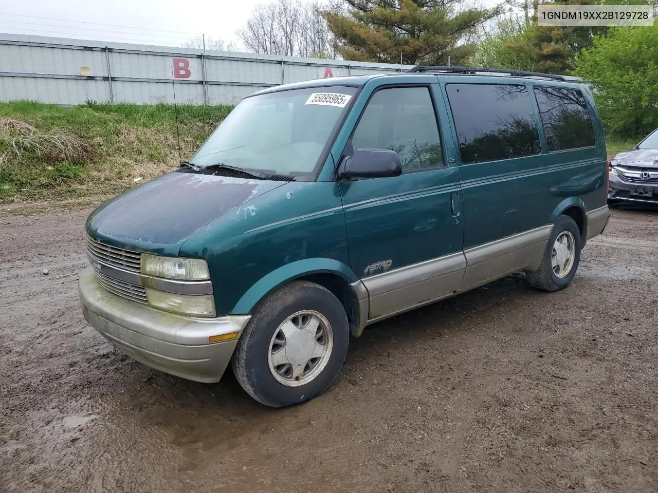 2002 Chevrolet Astro VIN: 1GNDM19XX2B129728 Lot: 55095965