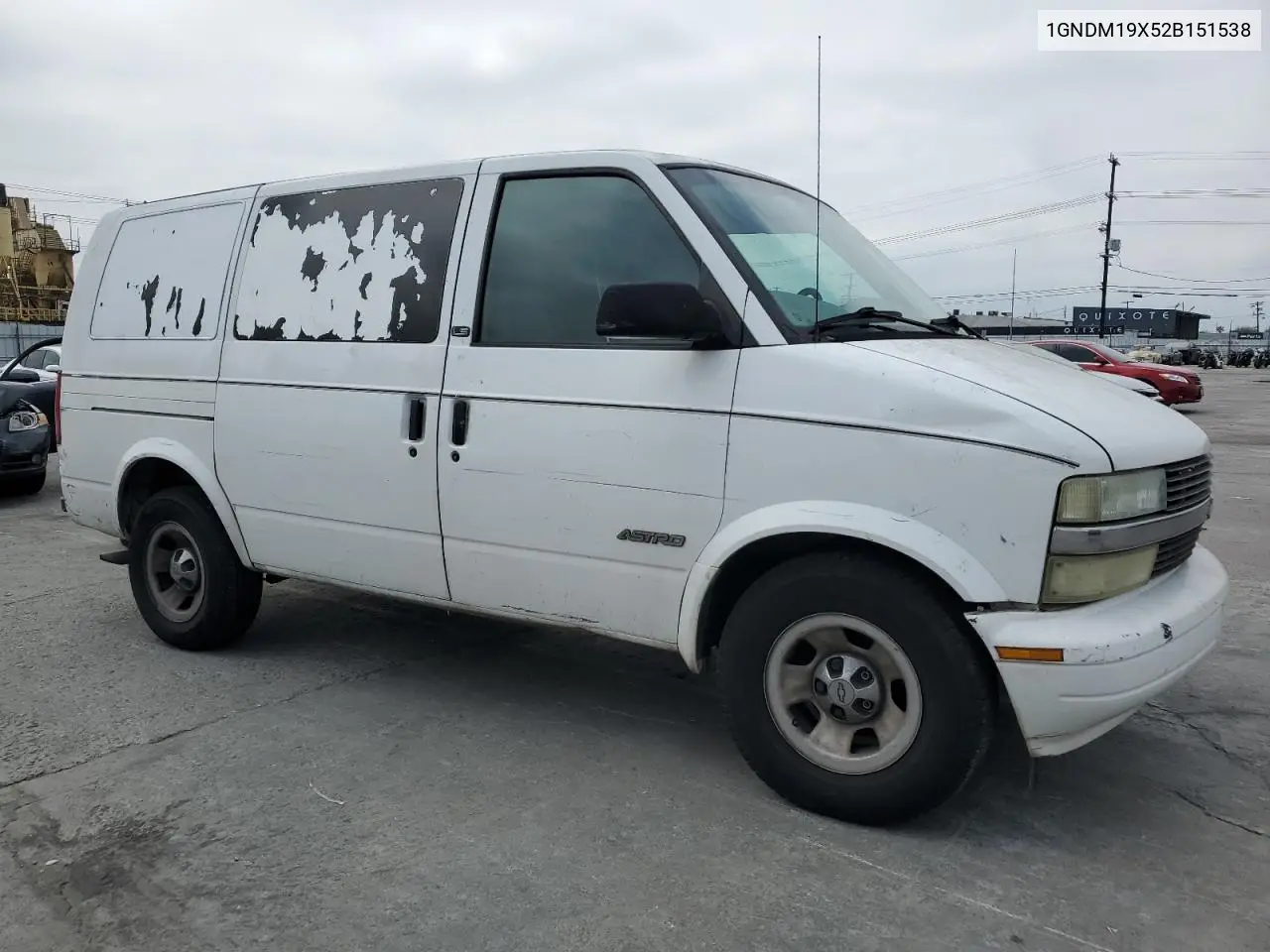 2002 Chevrolet Astro VIN: 1GNDM19X52B151538 Lot: 55600635