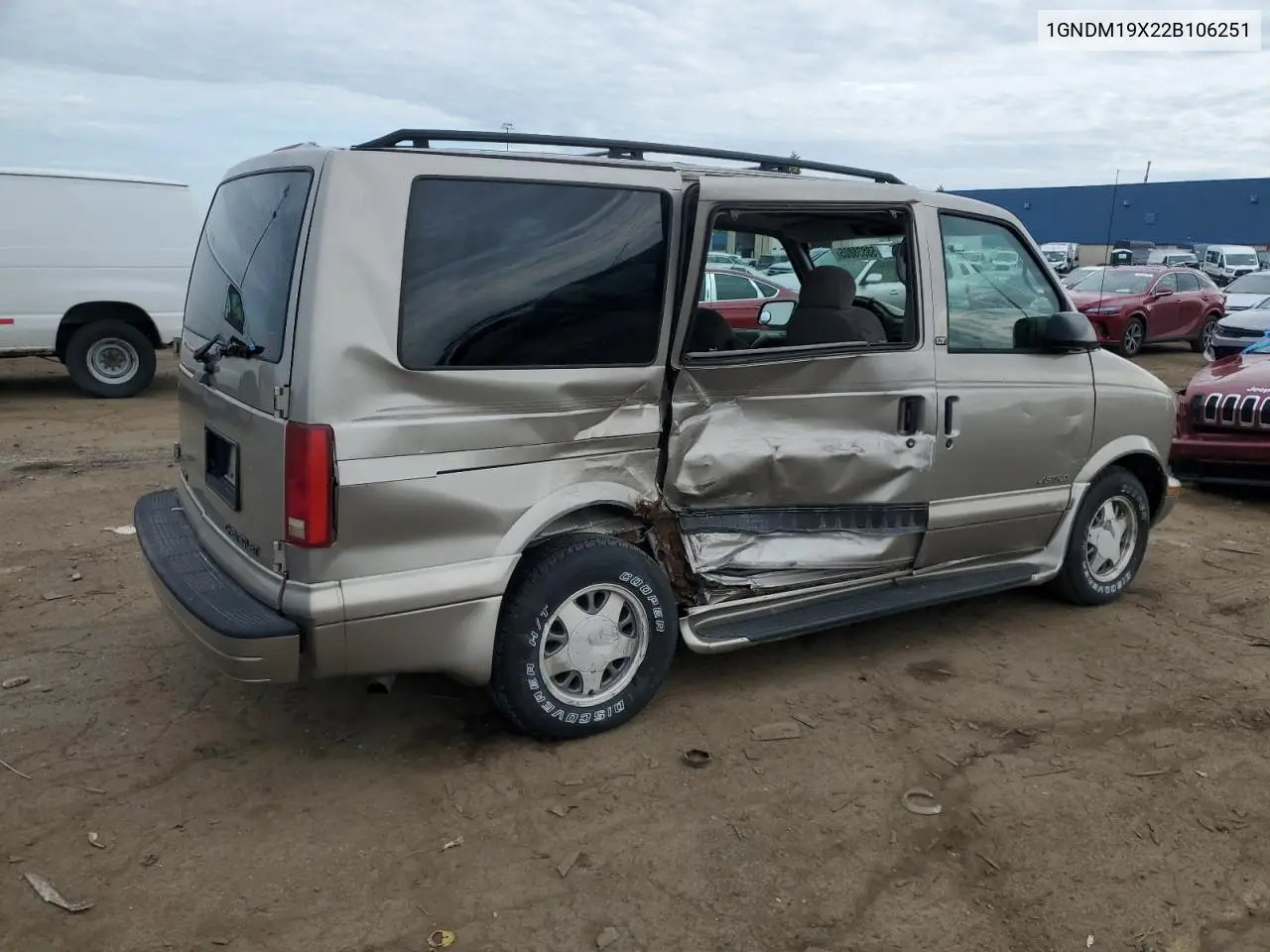 2002 Chevrolet Astro VIN: 1GNDM19X22B106251 Lot: 58838805