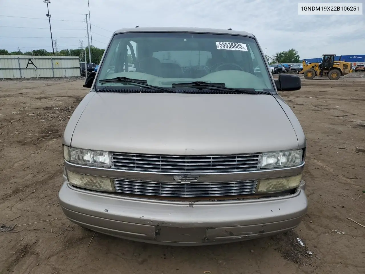 2002 Chevrolet Astro VIN: 1GNDM19X22B106251 Lot: 58838805
