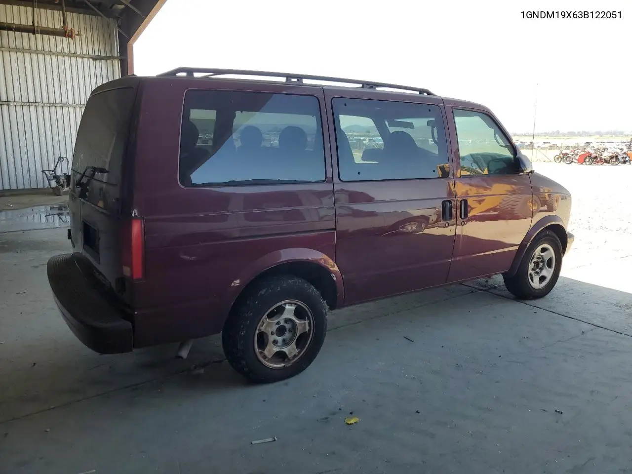 2002 Chevrolet Astro VIN: 1GNDM19X63B122051 Lot: 59756405