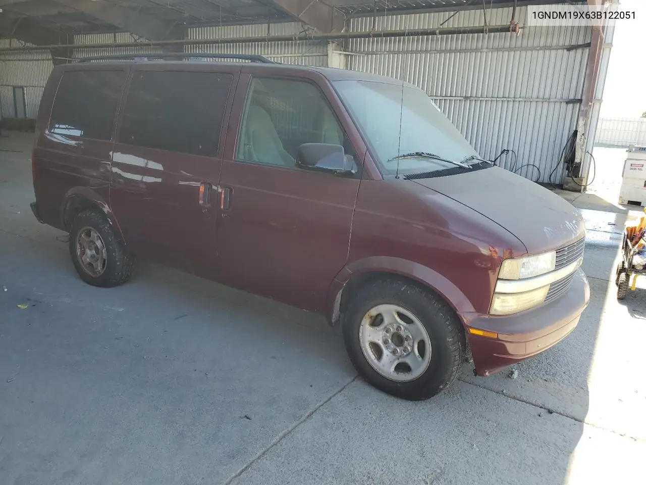 2002 Chevrolet Astro VIN: 1GNDM19X63B122051 Lot: 59756405