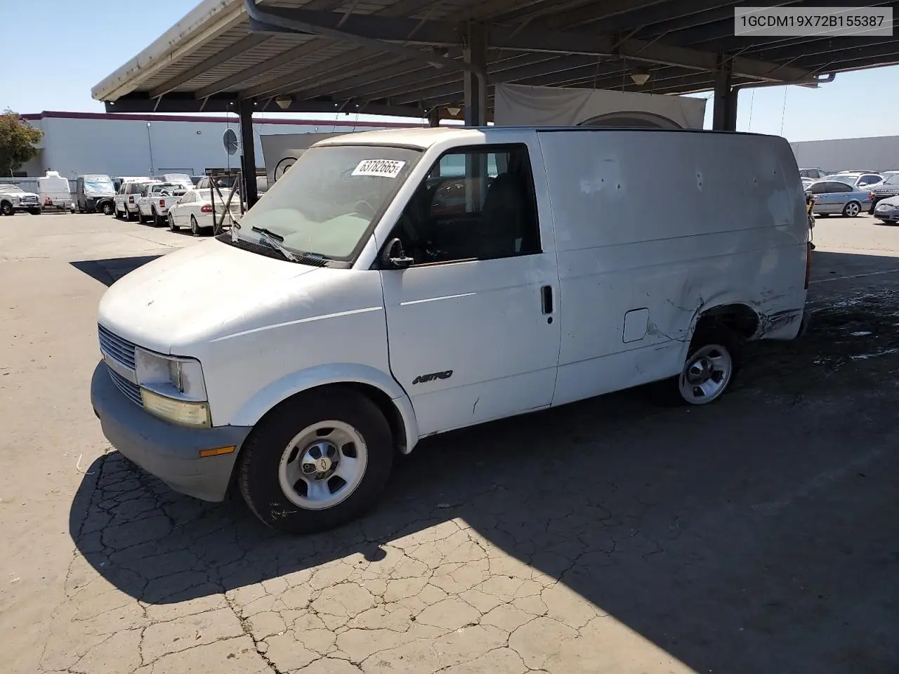 2002 Chevrolet Astro VIN: 1GCDM19X72B155387 Lot: 63782665