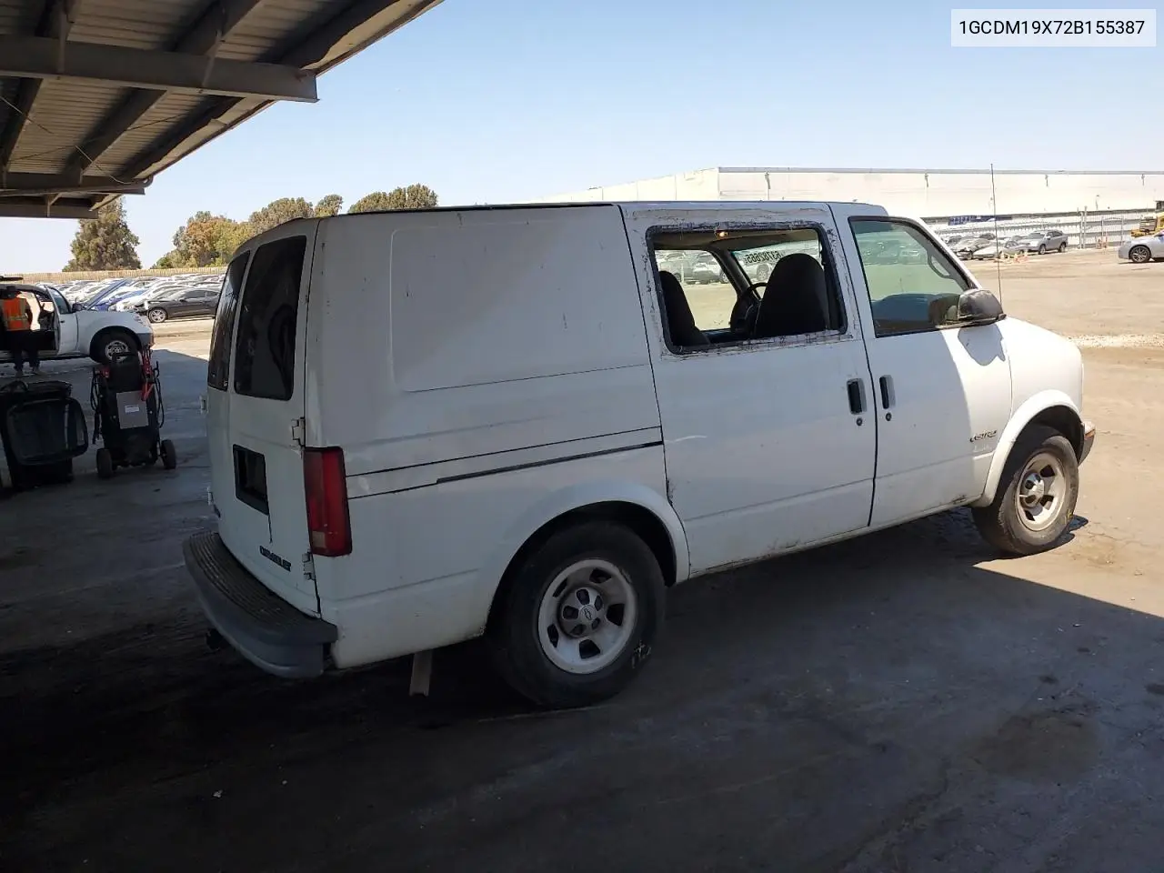 2002 Chevrolet Astro VIN: 1GCDM19X72B155387 Lot: 63782665