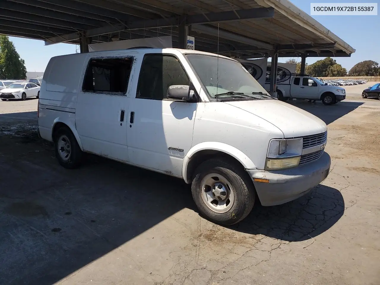 2002 Chevrolet Astro VIN: 1GCDM19X72B155387 Lot: 63782665