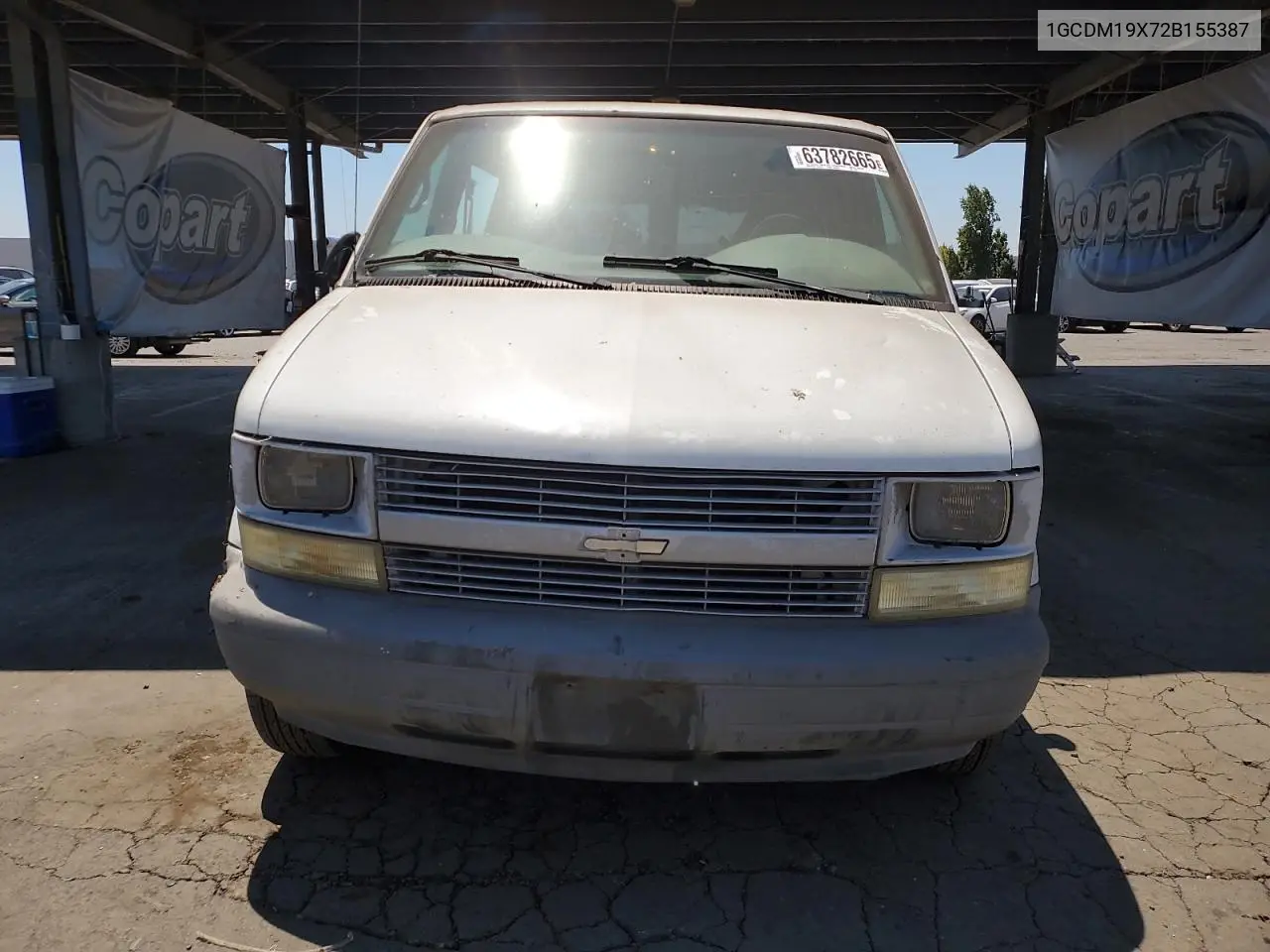 2002 Chevrolet Astro VIN: 1GCDM19X72B155387 Lot: 63782665