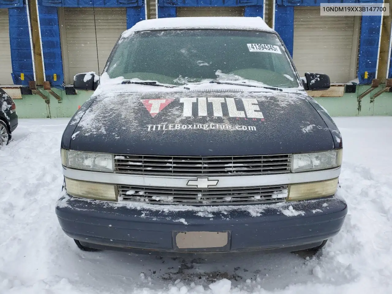 2003 Chevrolet Astro VIN: 1GNDM19XX3B147700 Lot: 41394345