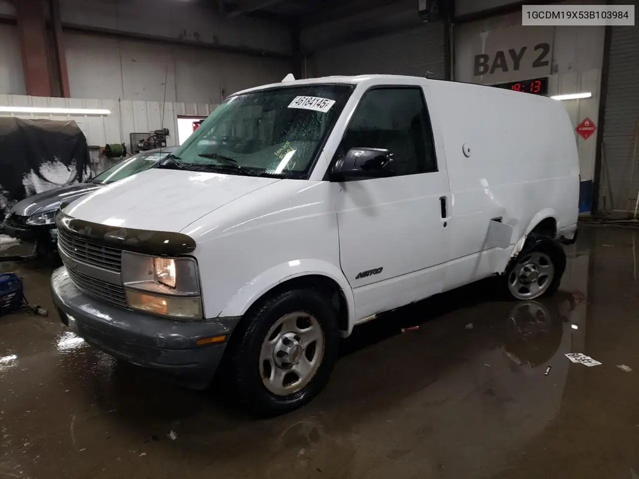 2003 Chevrolet Astro VIN: 1GCDM19X53B103984 Lot: 46184145
