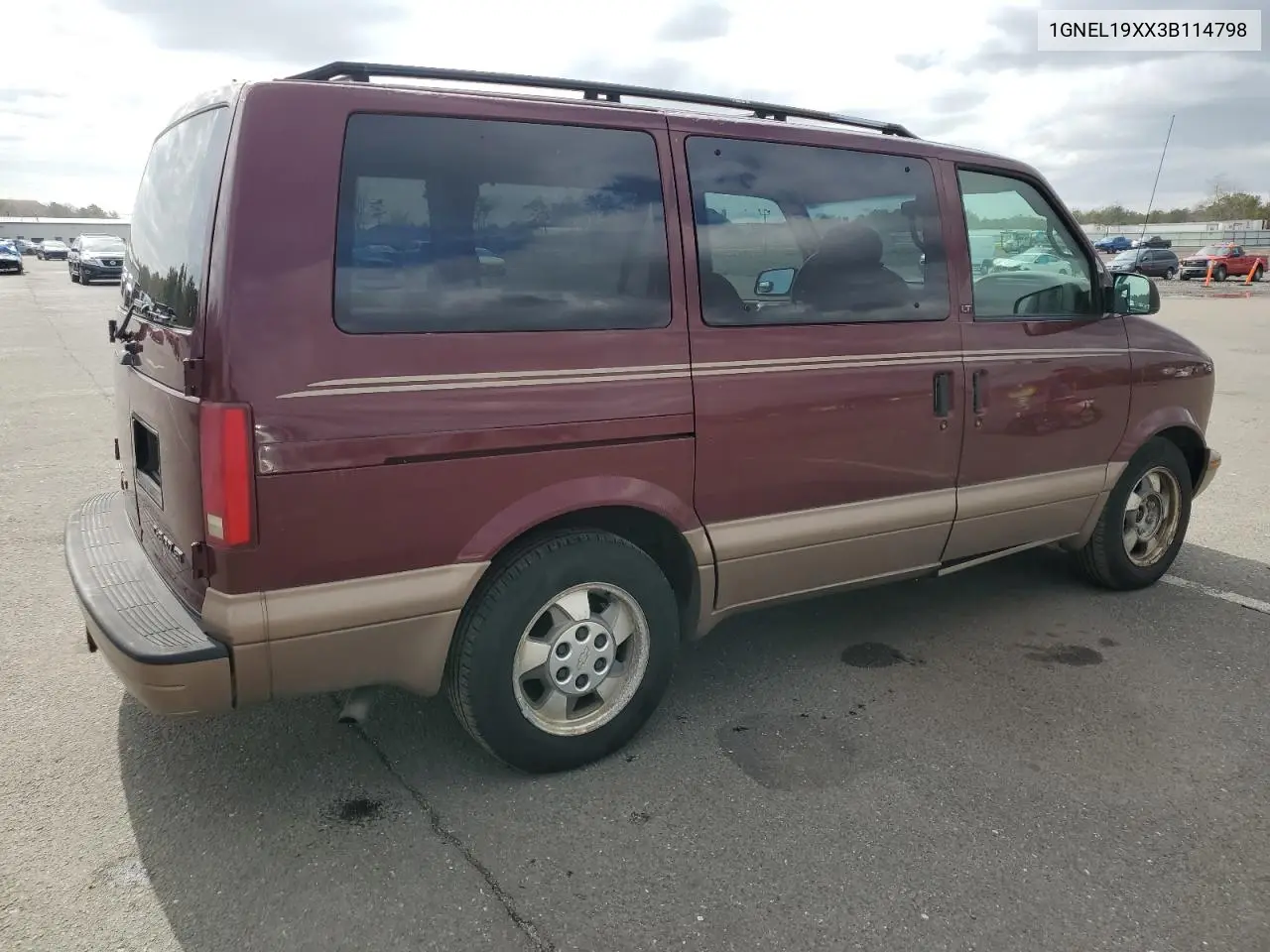 2003 Chevrolet Astro VIN: 1GNEL19XX3B114798 Lot: 46825785