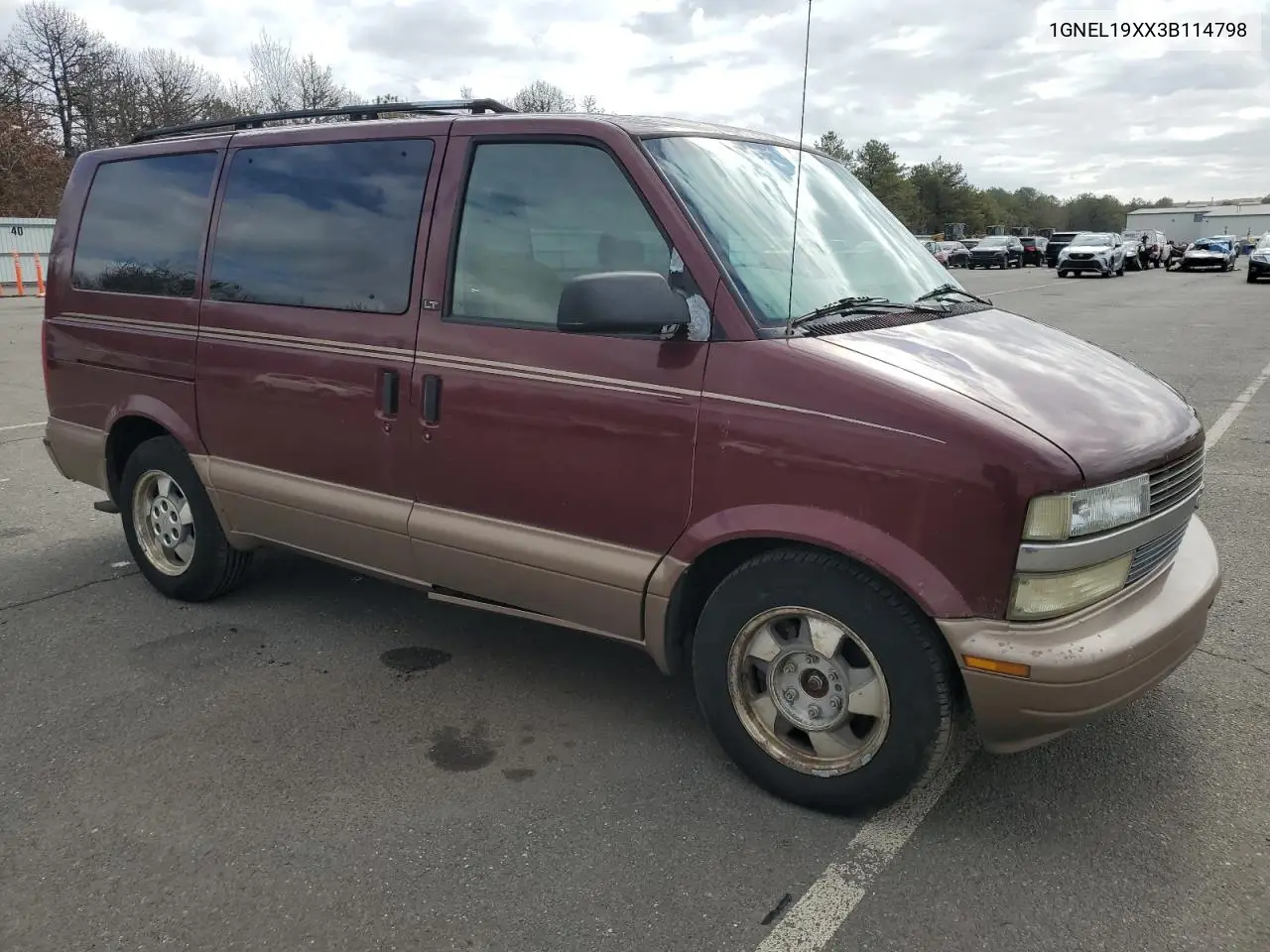 2003 Chevrolet Astro VIN: 1GNEL19XX3B114798 Lot: 46825785