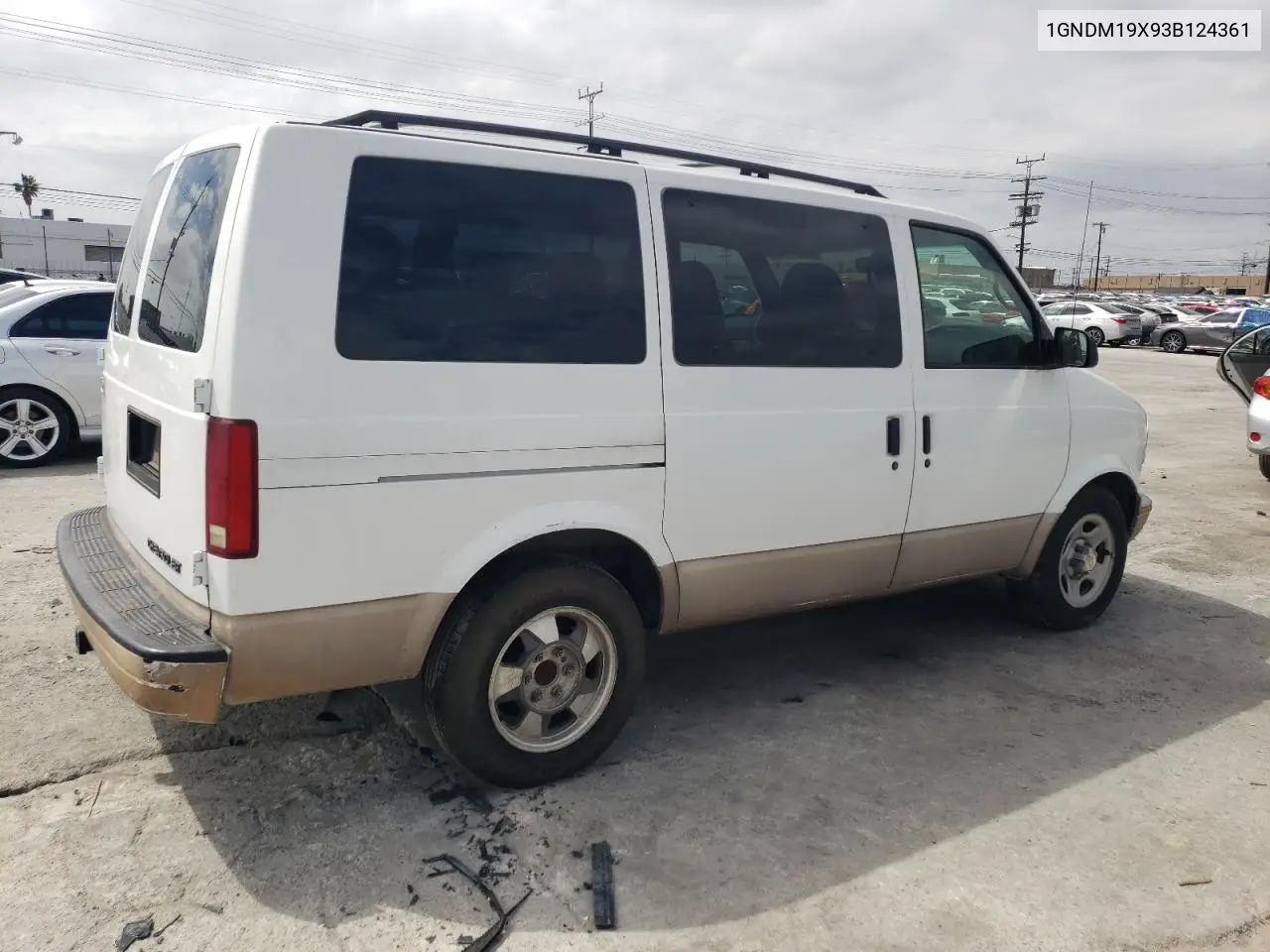 2003 Chevrolet Astro VIN: 1GNDM19X93B124361 Lot: 48821115