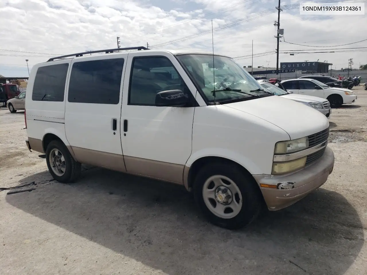 2003 Chevrolet Astro VIN: 1GNDM19X93B124361 Lot: 48821115