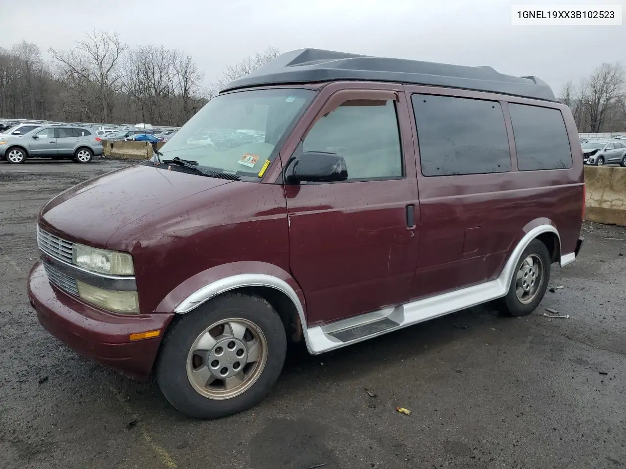2003 Chevrolet Astro VIN: 1GNEL19XX3B102523 Lot: 51186635
