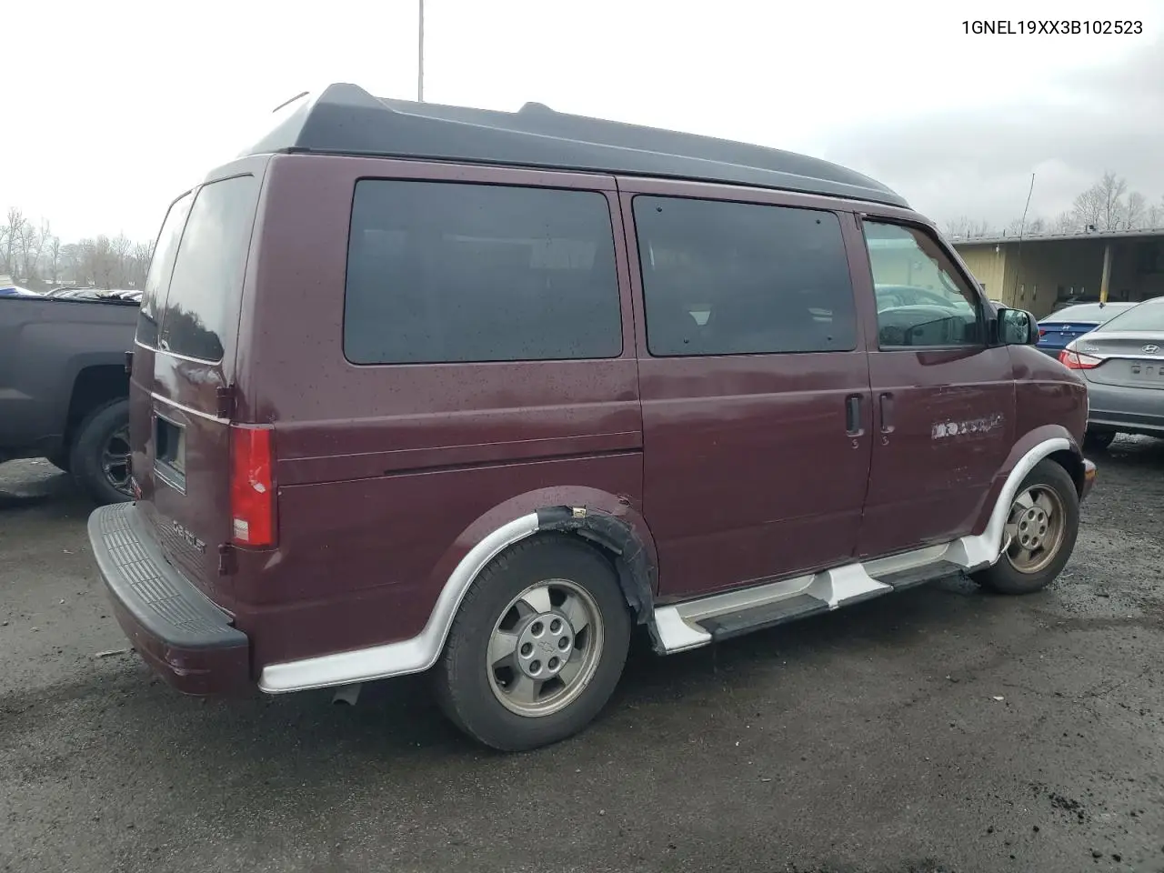 2003 Chevrolet Astro VIN: 1GNEL19XX3B102523 Lot: 51186635