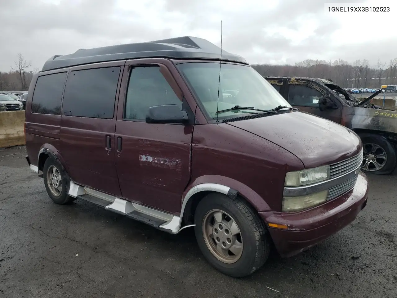 2003 Chevrolet Astro VIN: 1GNEL19XX3B102523 Lot: 51186635