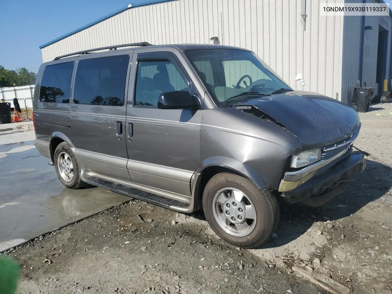 2003 Chevrolet Astro VIN: 1GNDM19X93B119337 Lot: 53717265