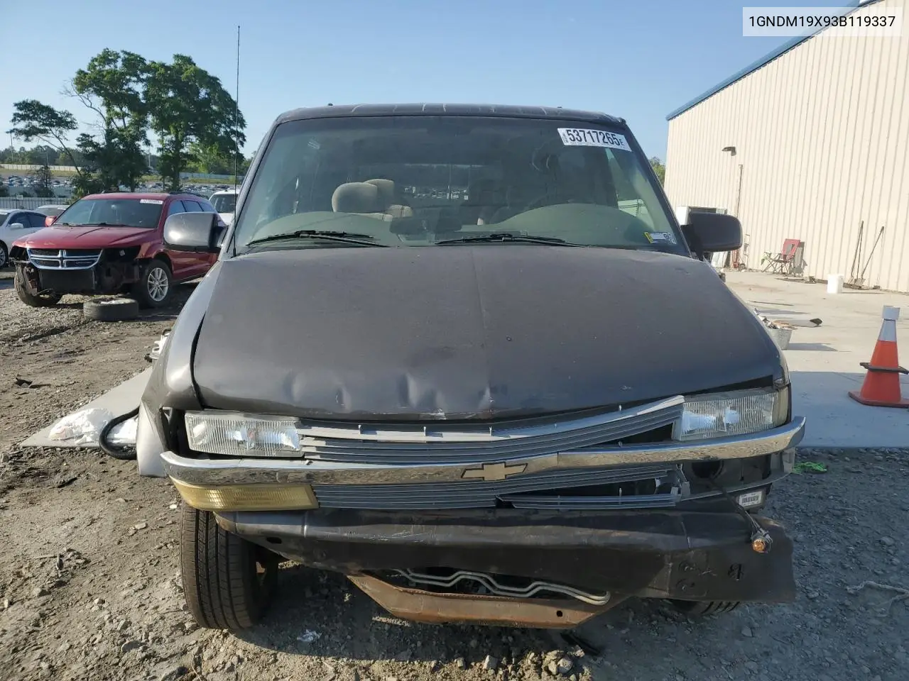 2003 Chevrolet Astro VIN: 1GNDM19X93B119337 Lot: 53717265