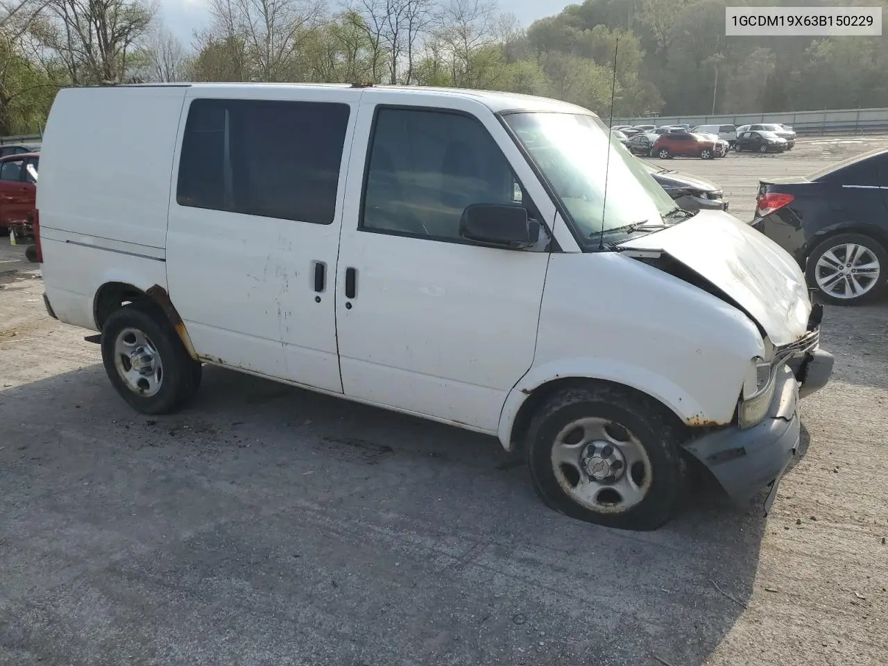 2003 Chevrolet Astro VIN: 1GCDM19X63B150229 Lot: 54479065