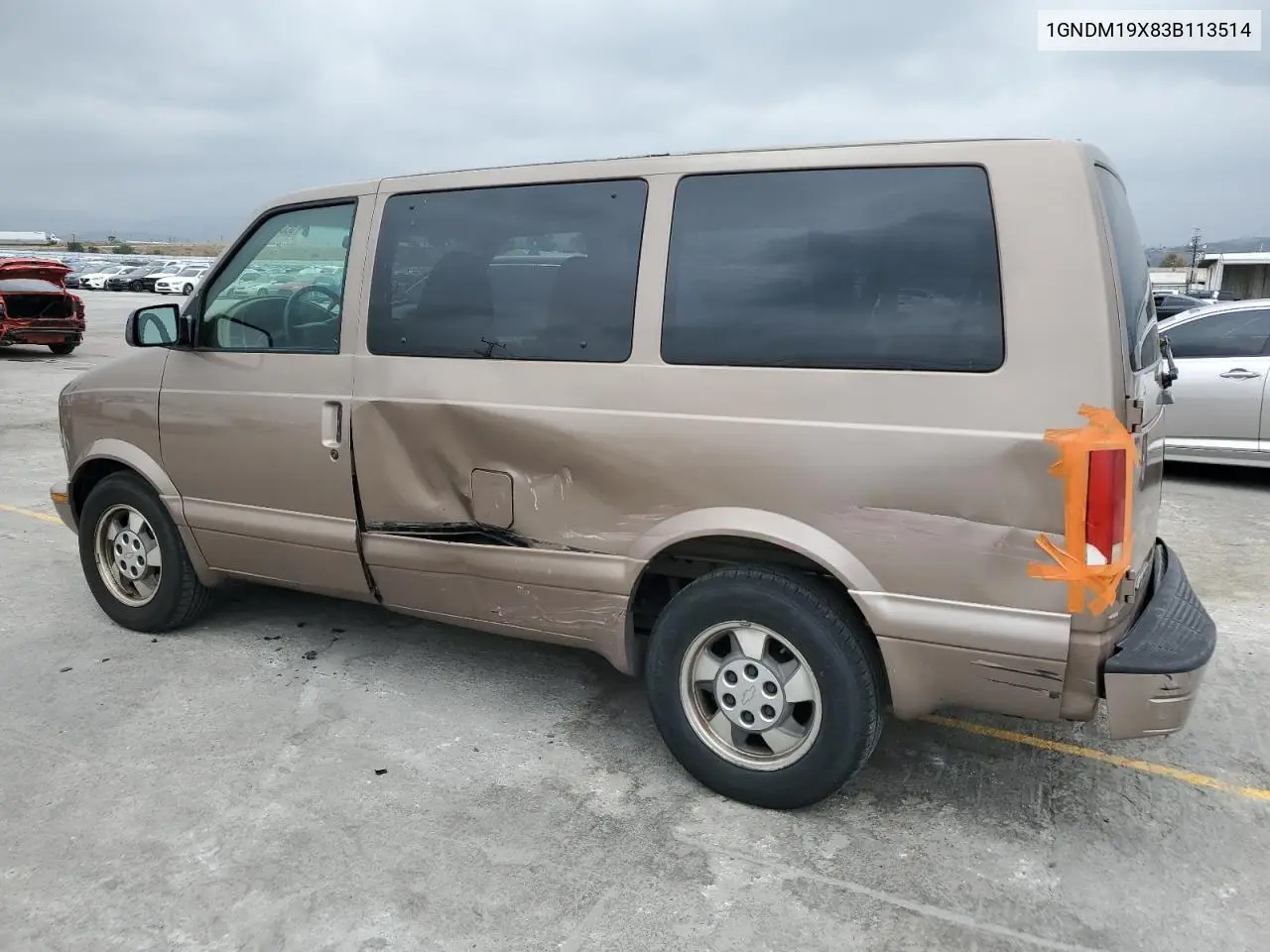 2003 Chevrolet Astro VIN: 1GNDM19X83B113514 Lot: 55354935