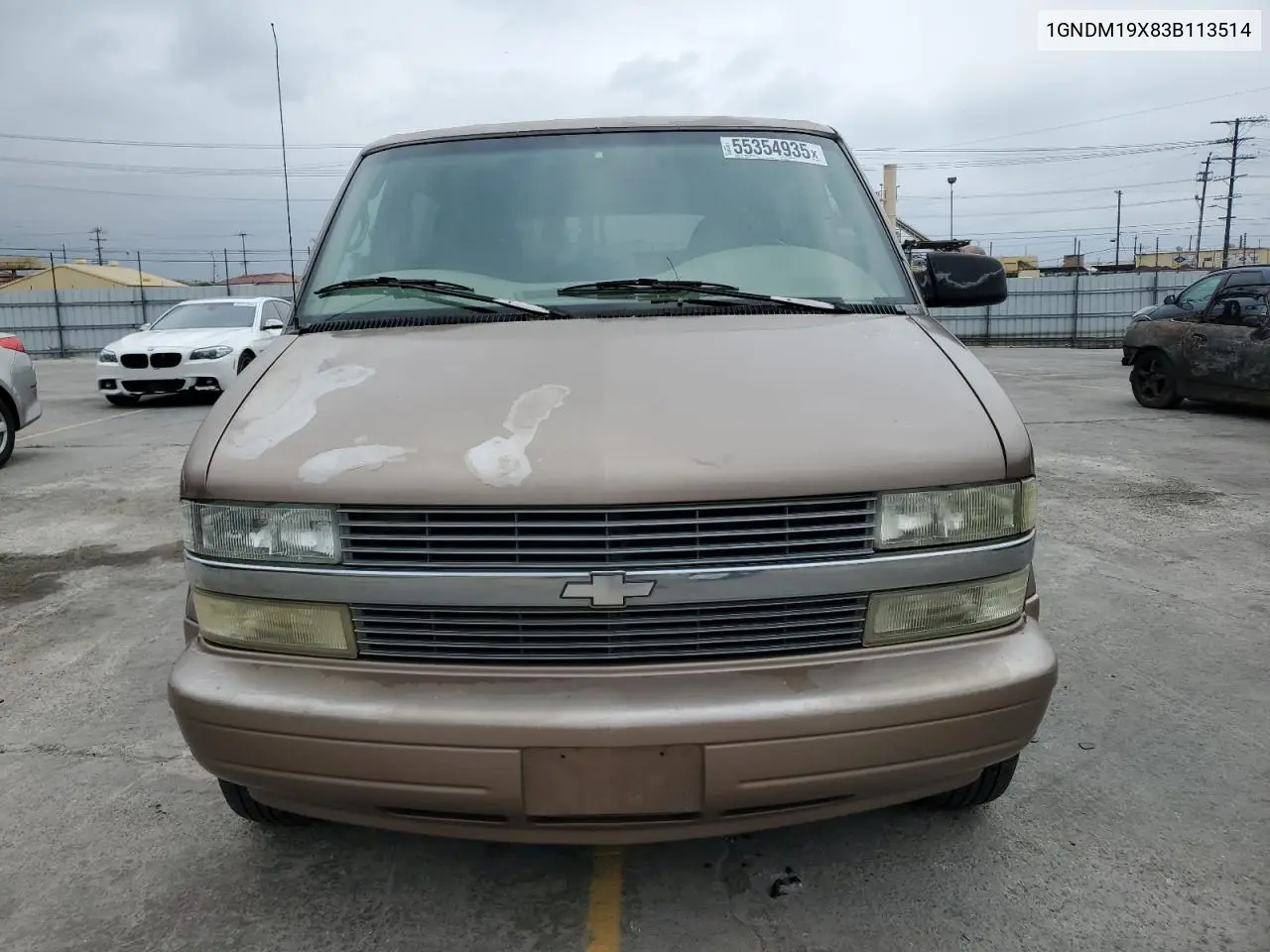2003 Chevrolet Astro VIN: 1GNDM19X83B113514 Lot: 55354935