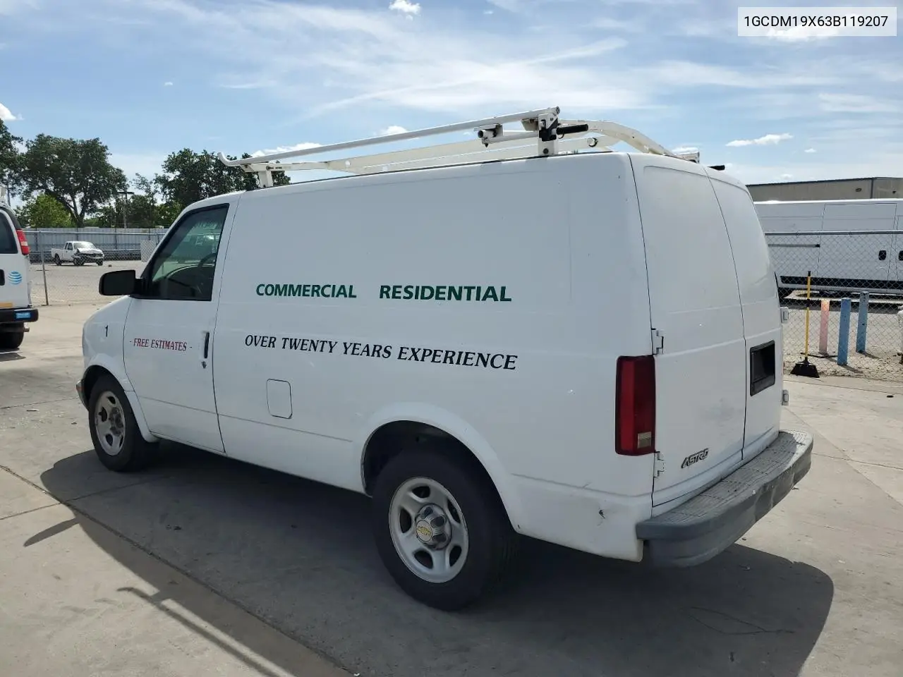 1gcdm19x63b119207 1GCDM19X63B119207 2003 Chevrolet Astro