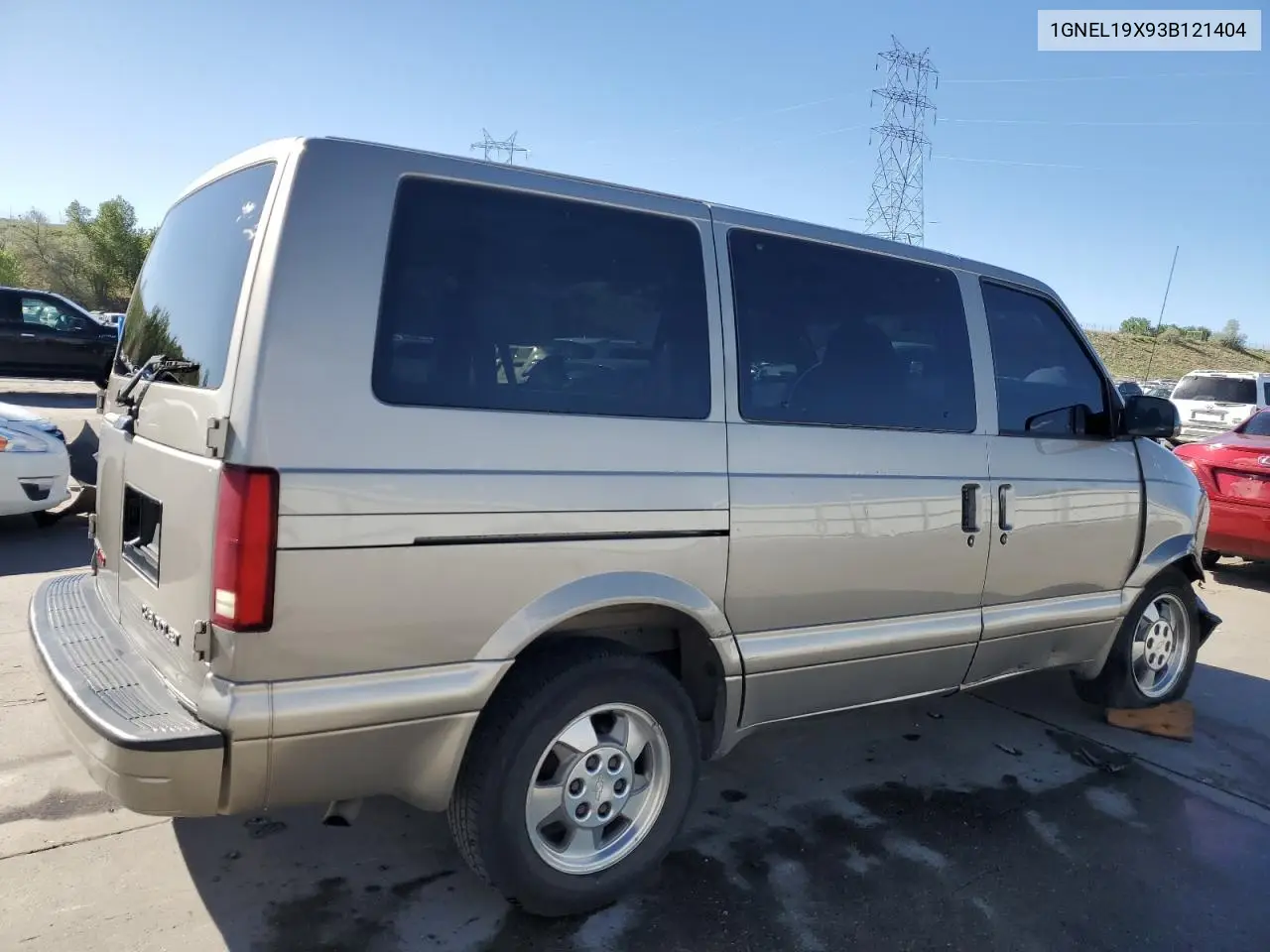 2003 Chevrolet Astro VIN: 1GNEL19X93B121404 Lot: 57285295