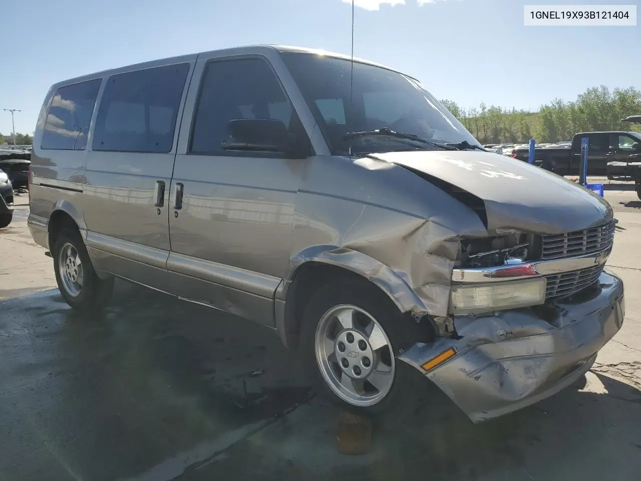 2003 Chevrolet Astro VIN: 1GNEL19X93B121404 Lot: 57285295