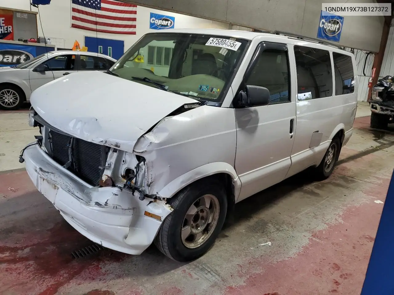 2003 Chevrolet Astro VIN: 1GNDM19X73B127372 Lot: 57580455