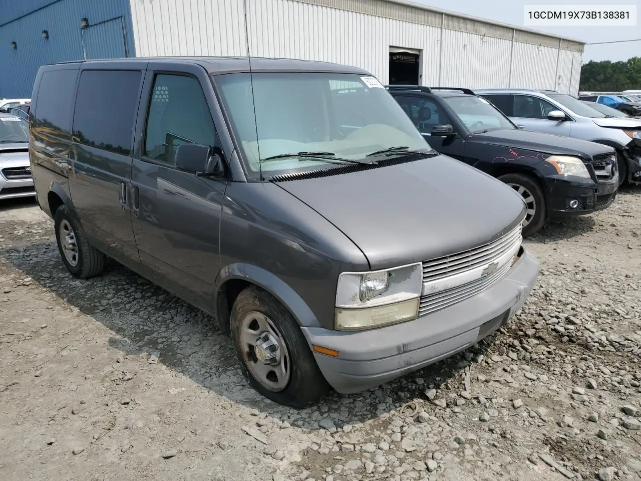 2003 Chevrolet Astro VIN: 1GCDM19X73B138381 Lot: 60203835