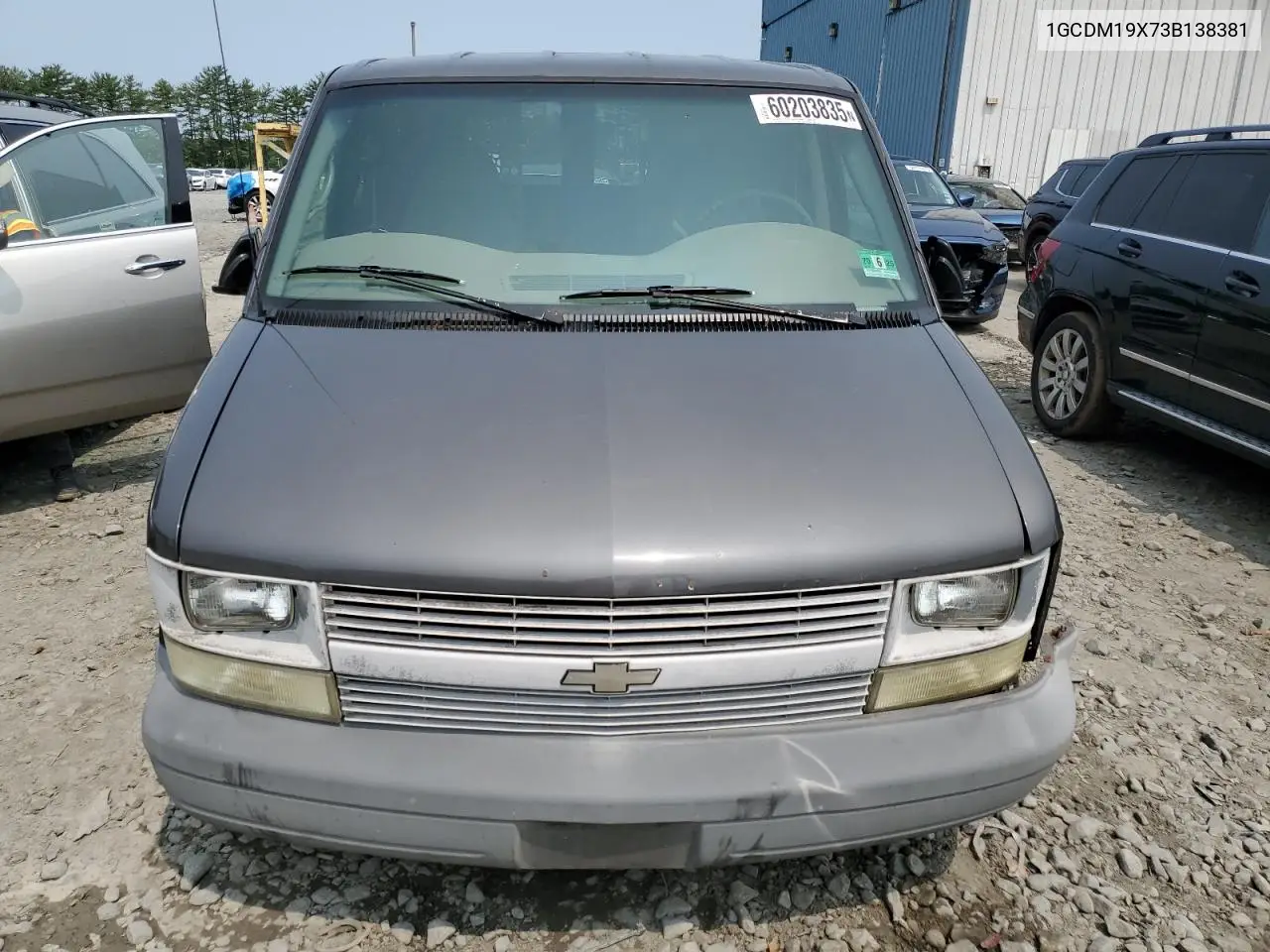 2003 Chevrolet Astro VIN: 1GCDM19X73B138381 Lot: 60203835