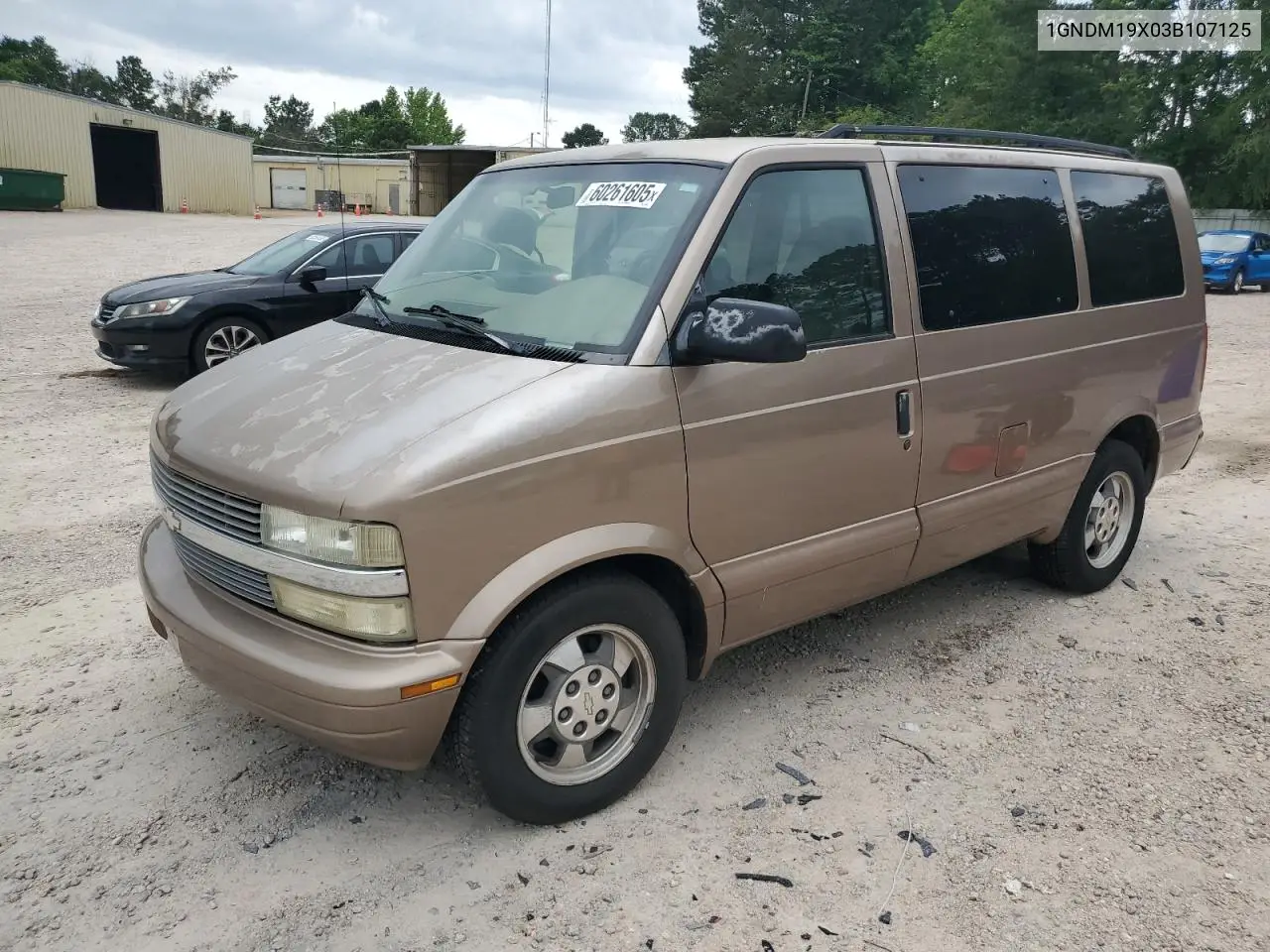 2003 Chevrolet Astro VIN: 1GNDM19X03B107125 Lot: 60261605