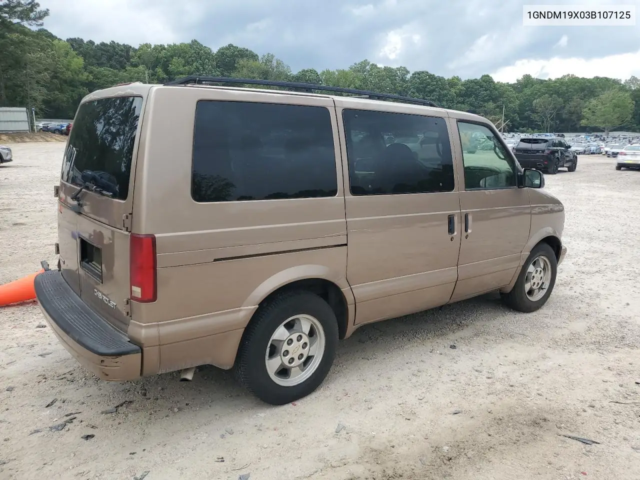 2003 Chevrolet Astro VIN: 1GNDM19X03B107125 Lot: 60261605