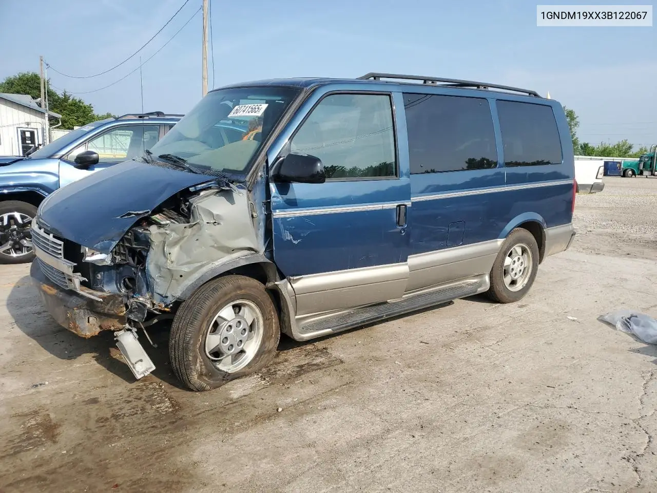 2003 Chevrolet Astro VIN: 1GNDM19XX3B122067 Lot: 60741565