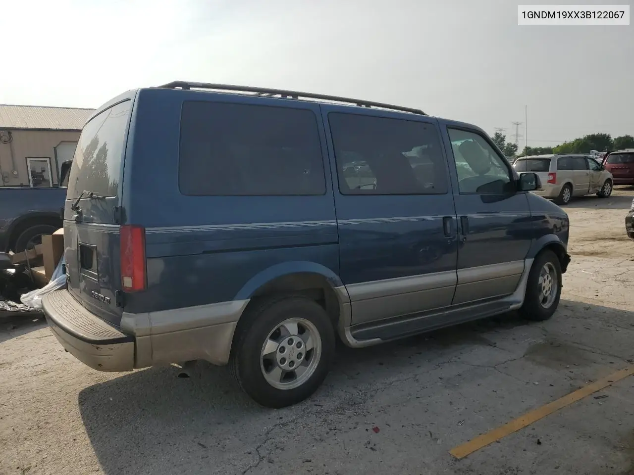2003 Chevrolet Astro VIN: 1GNDM19XX3B122067 Lot: 60741565