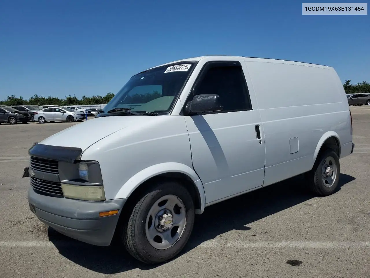 2003 Chevrolet Astro VIN: 1GCDM19X63B131454 Lot: 60835225