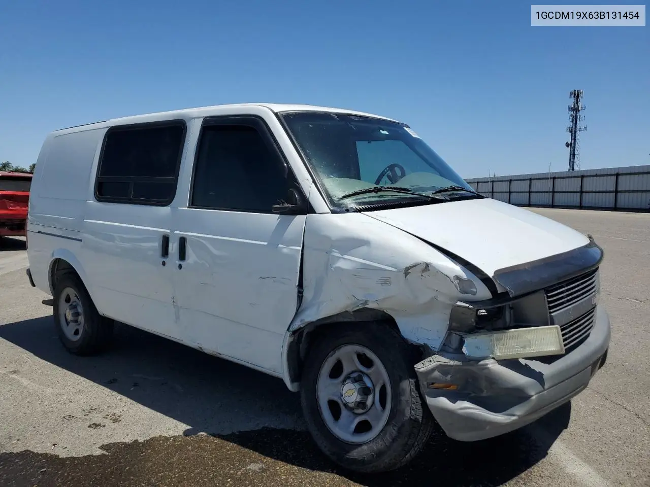 2003 Chevrolet Astro VIN: 1GCDM19X63B131454 Lot: 60835225