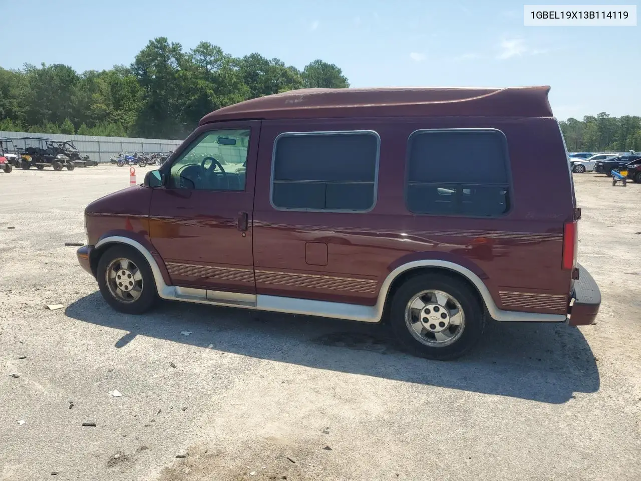 2003 Chevrolet Astro VIN: 1GBEL19X13B114119 Lot: 62663675