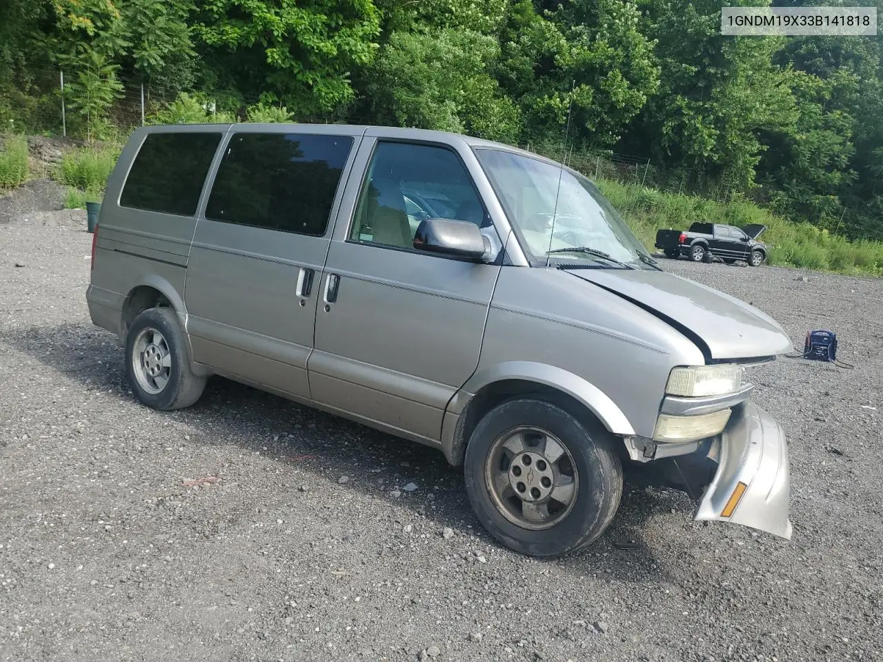 2003 Chevrolet Astro VIN: 1GNDM19X33B141818 Lot: 64493255
