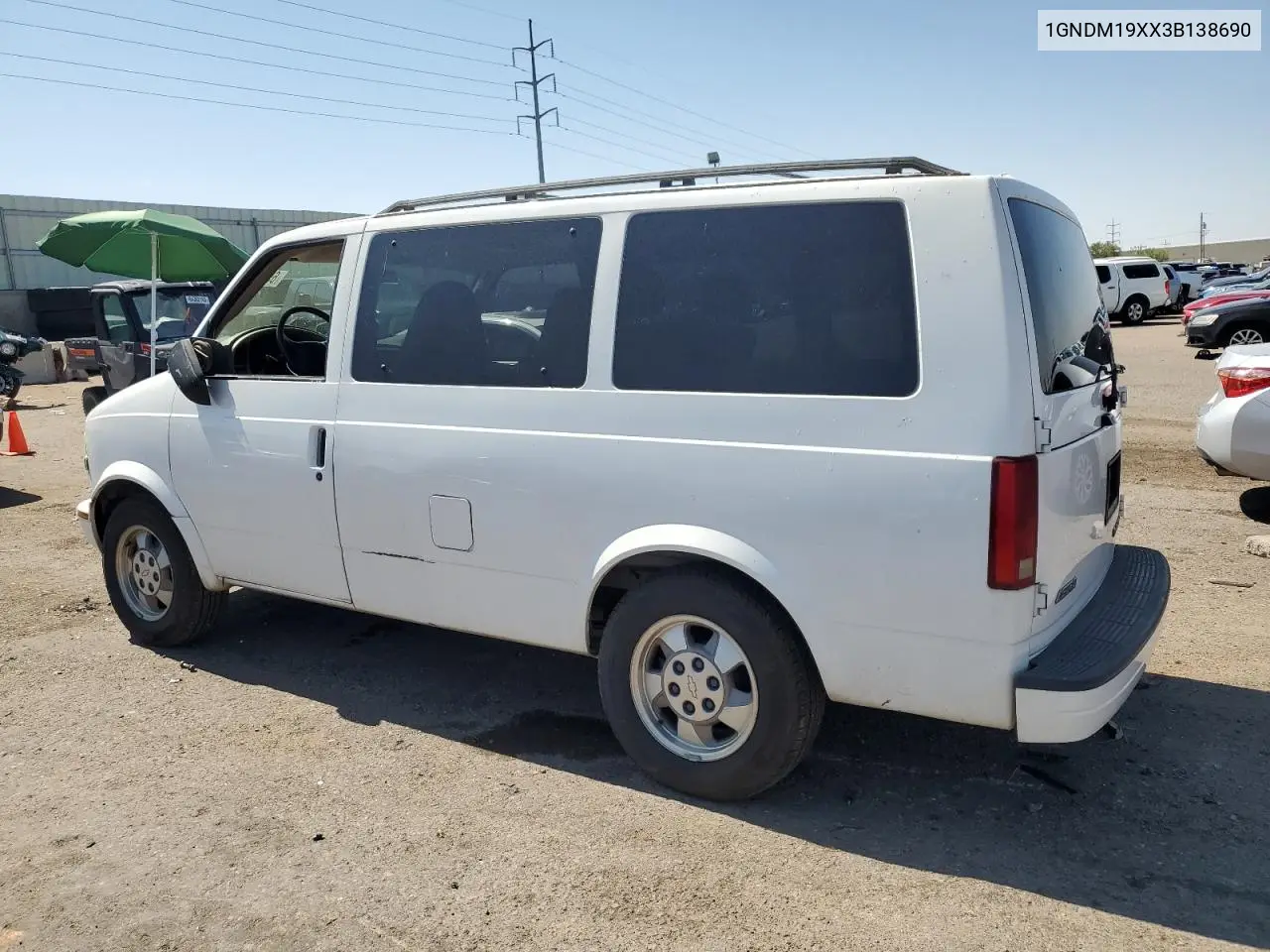 2003 Chevrolet Astro VIN: 1GNDM19XX3B138690 Lot: 65275155