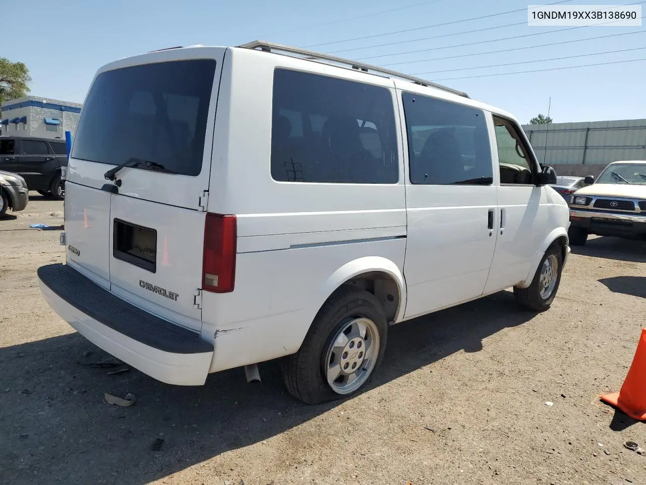 2003 Chevrolet Astro VIN: 1GNDM19XX3B138690 Lot: 65275155