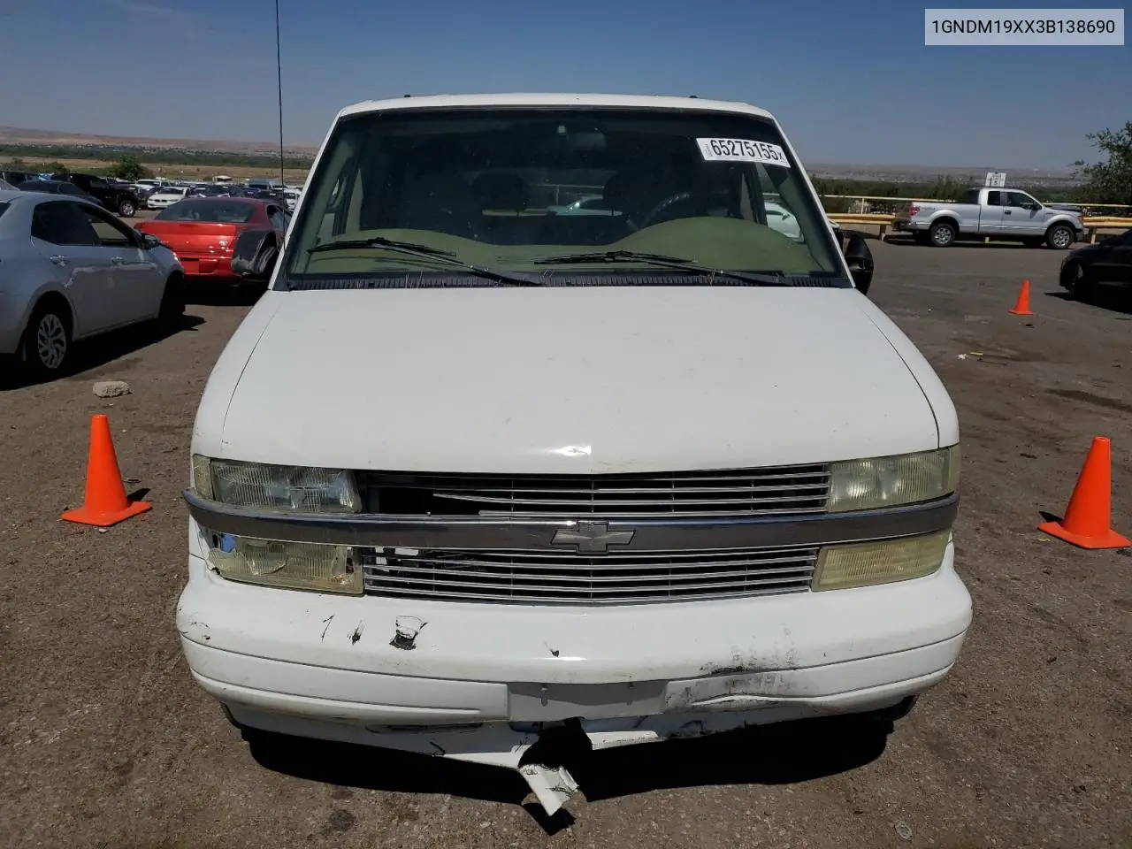 2003 Chevrolet Astro VIN: 1GNDM19XX3B138690 Lot: 65275155