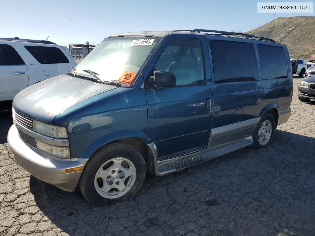 2004 Chevrolet Astro VIN: 1GNDM19X84B111571 Lot: 46376945