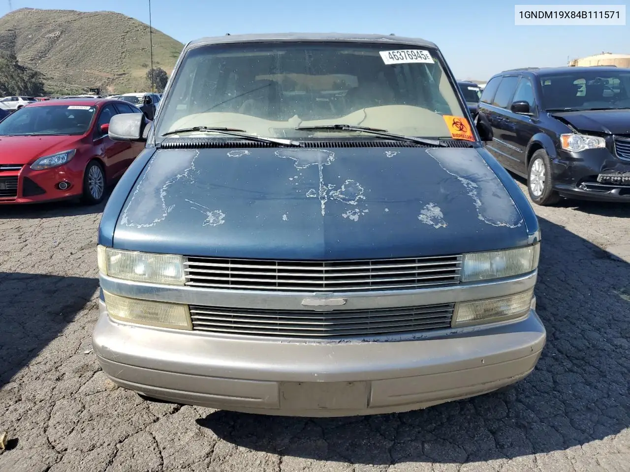 2004 Chevrolet Astro VIN: 1GNDM19X84B111571 Lot: 46376945