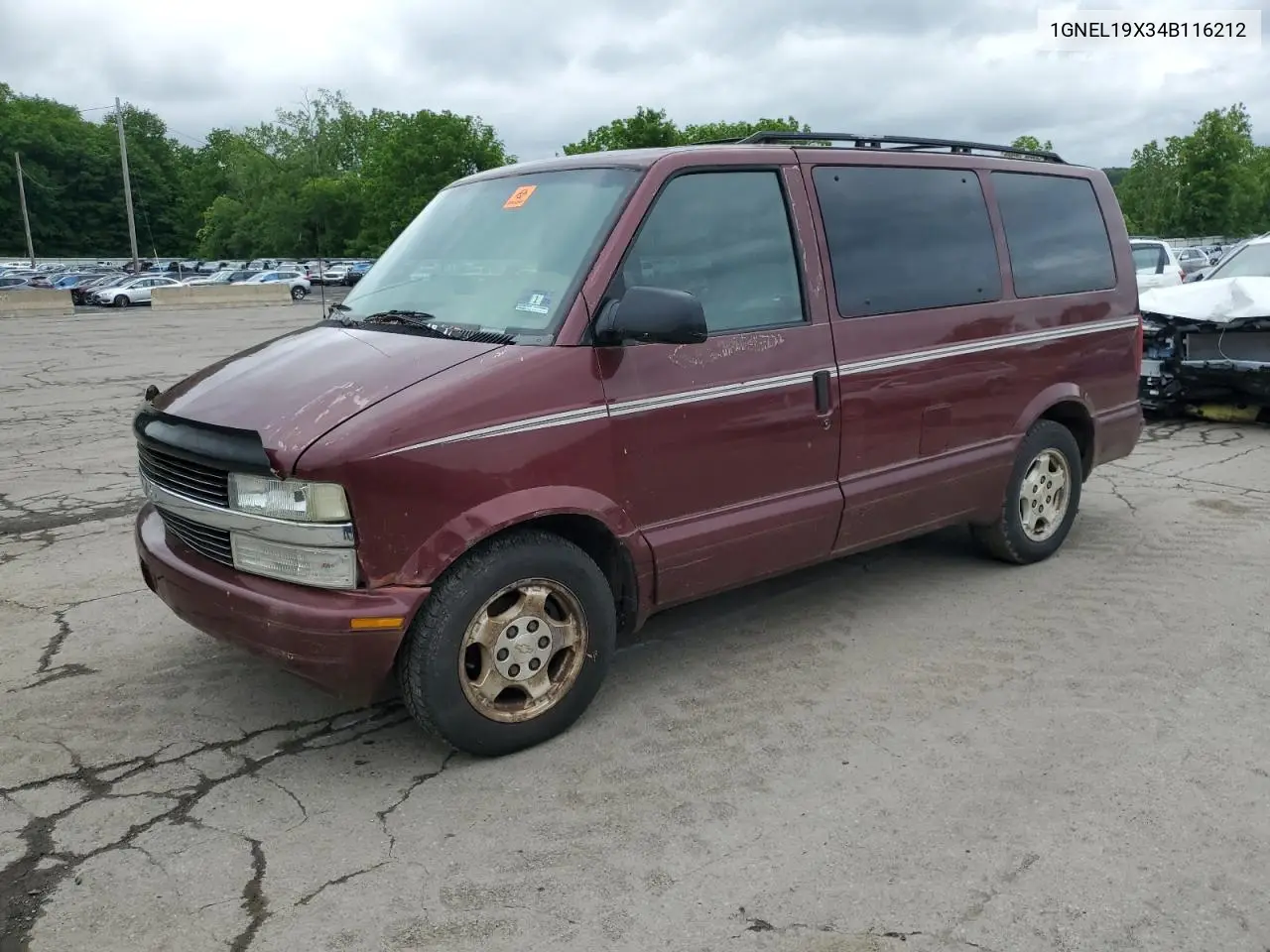 2004 Chevrolet Astro VIN: 1GNEL19X34B116212 Lot: 60349425