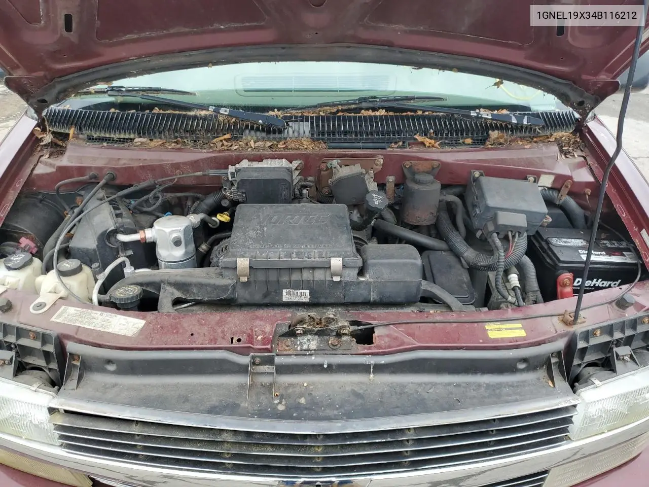 2004 Chevrolet Astro VIN: 1GNEL19X34B116212 Lot: 60349425