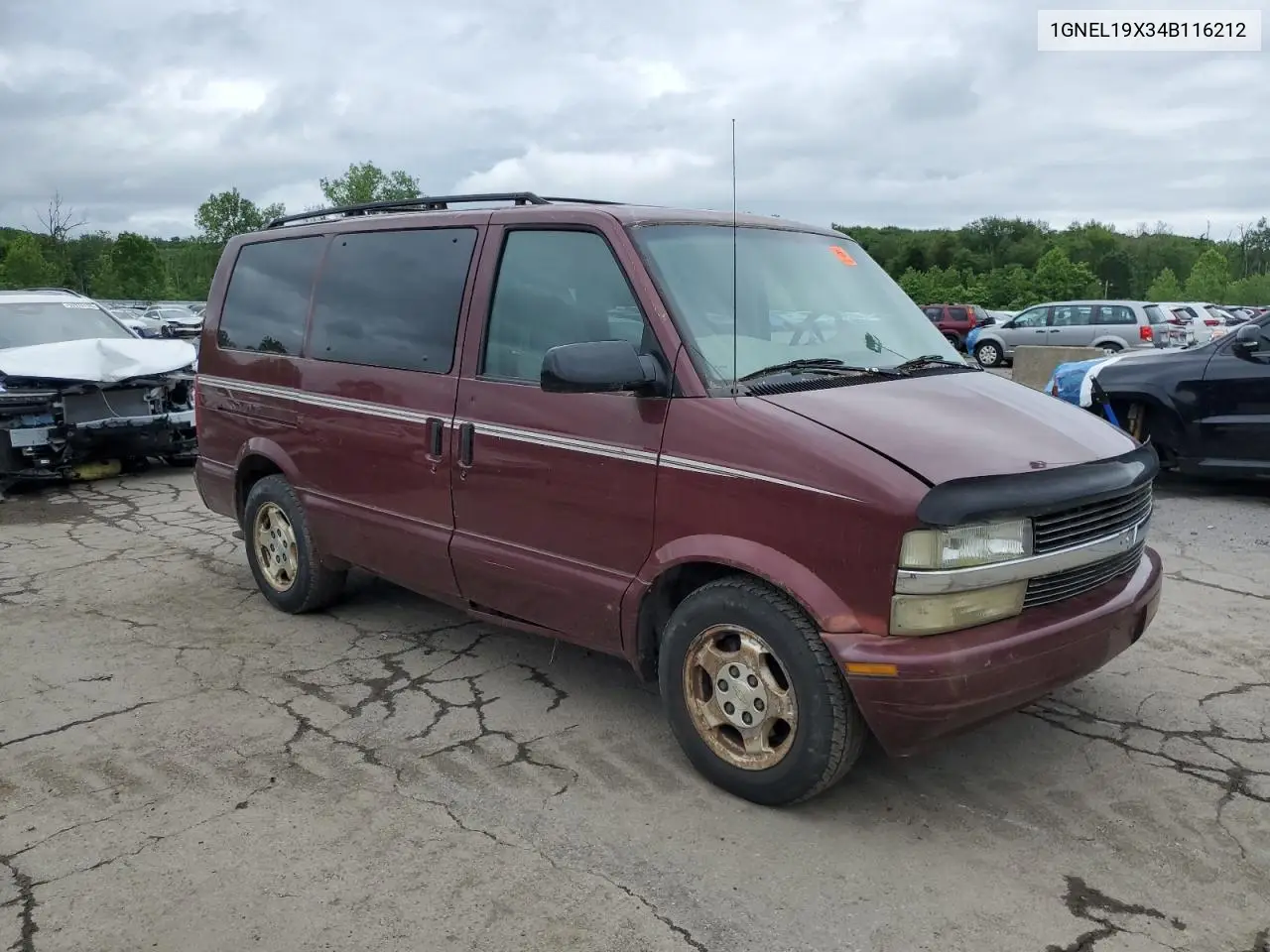 2004 Chevrolet Astro VIN: 1GNEL19X34B116212 Lot: 60349425