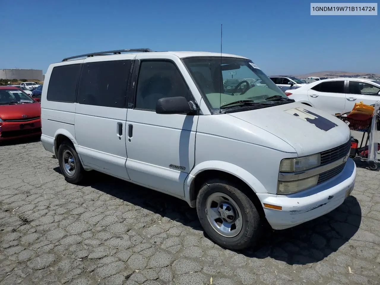 2004 Chevrolet Astro VIN: 1GNDM19W71B114724 Lot: 60484215