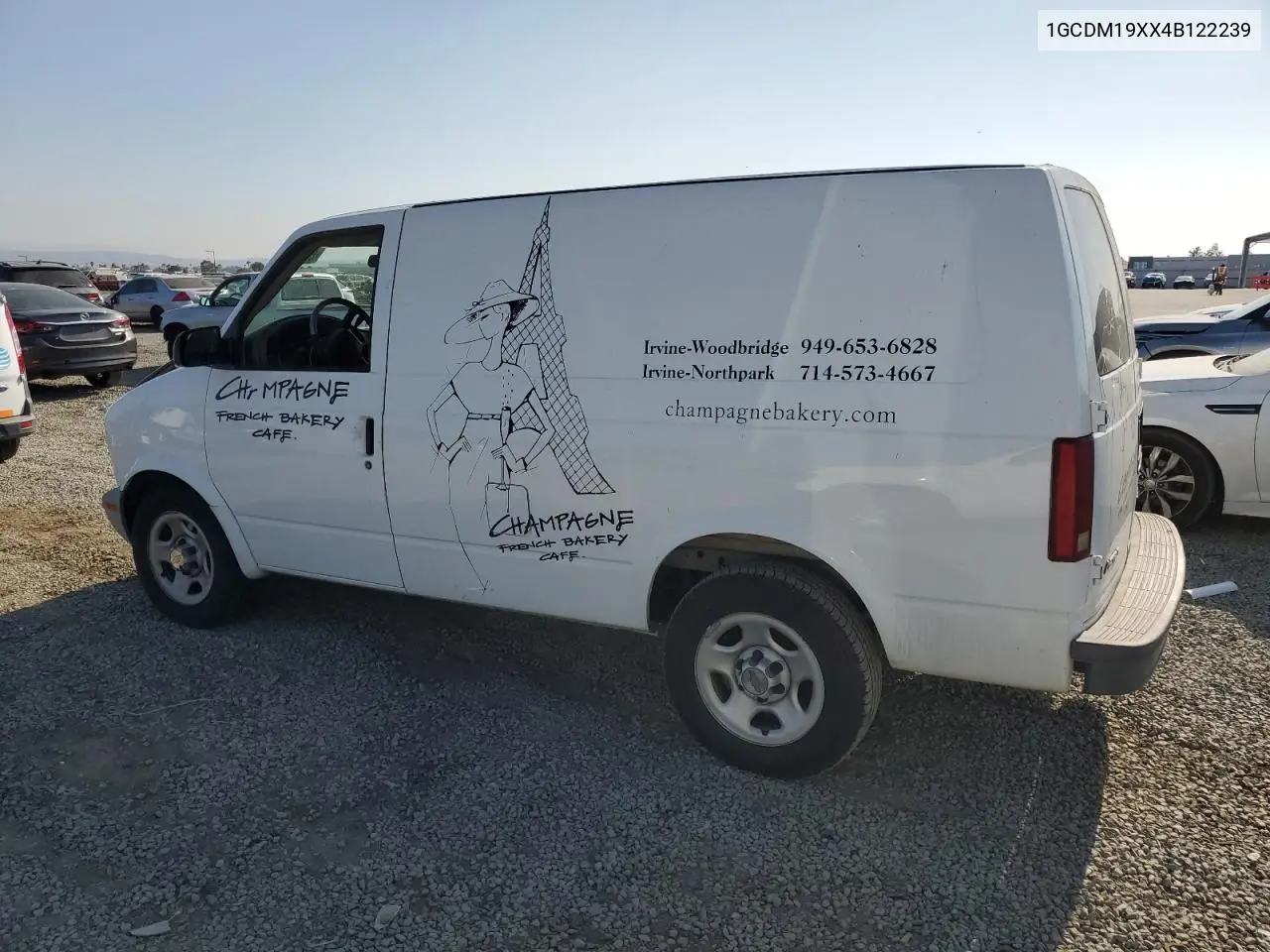2004 Chevrolet Astro VIN: 1GCDM19XX4B122239 Lot: 62822295
